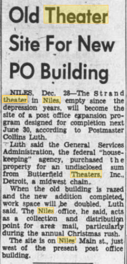 Strand Theatre - 28 Dec 1957 Article On Building Being Demolished (newer photo)